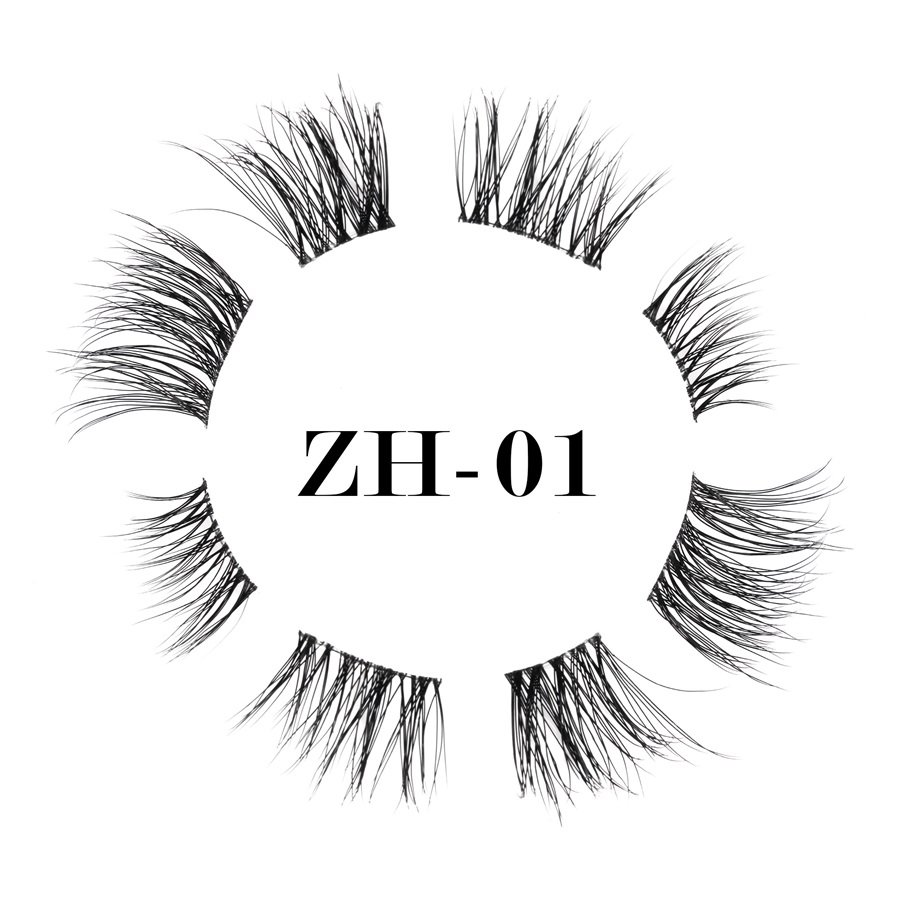 World-class ultra-thin black band lashes ZH-01 (1)