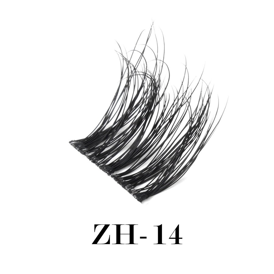 World-class ultra-thin black band lashes ZH-14 (2)