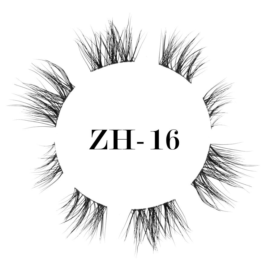 World-class ultra-thin black band lashes ZH-16 (1)
