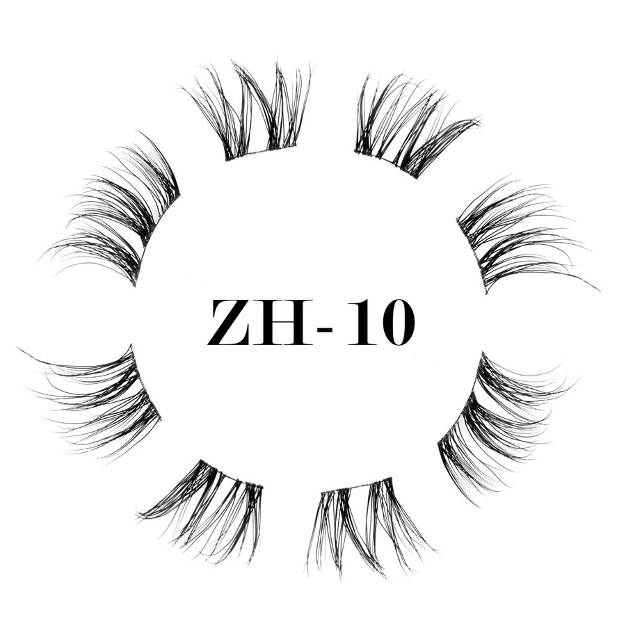 World-class ultra-thin black band lashes ZH-10 (1)