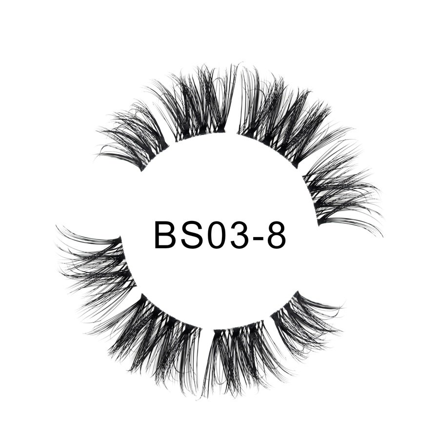 Minky effect Pre-cut lashes BS 03-8 (1)