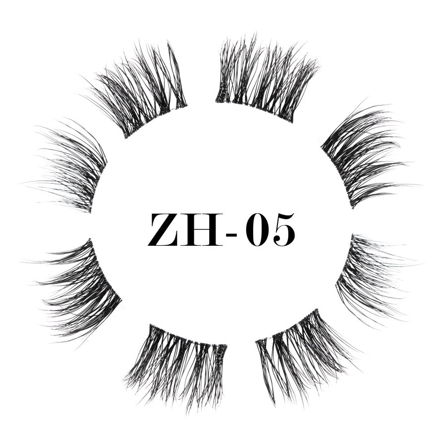 World-class ultra-thin black band lashes ZH-05 (1)