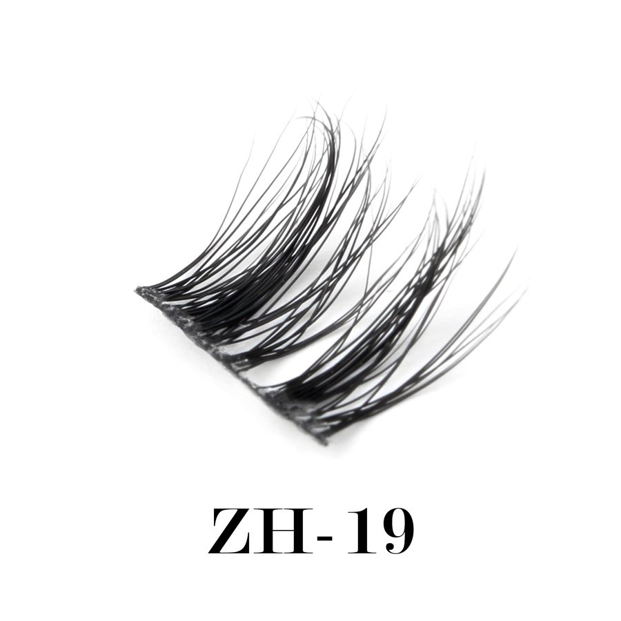 World-class ultra-thin black band lashes ZH-19 (2)