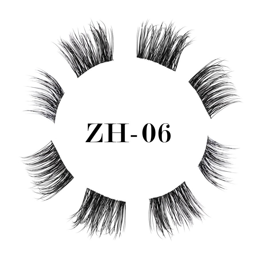 World-class ultra-thin black band lashes ZH-06 (1)