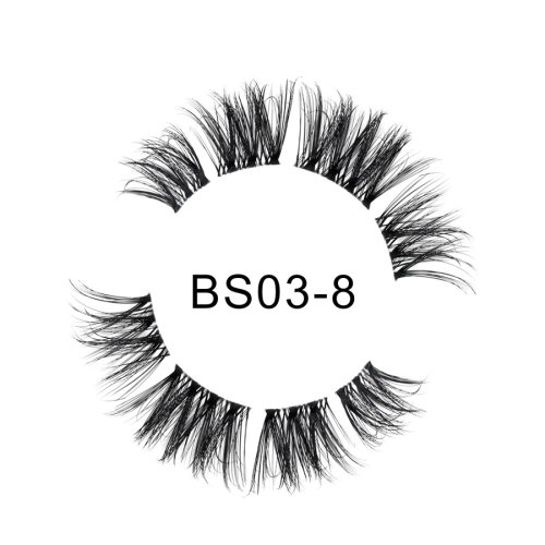 Minky effect Pre-cut lashes BS 03-8 (1)