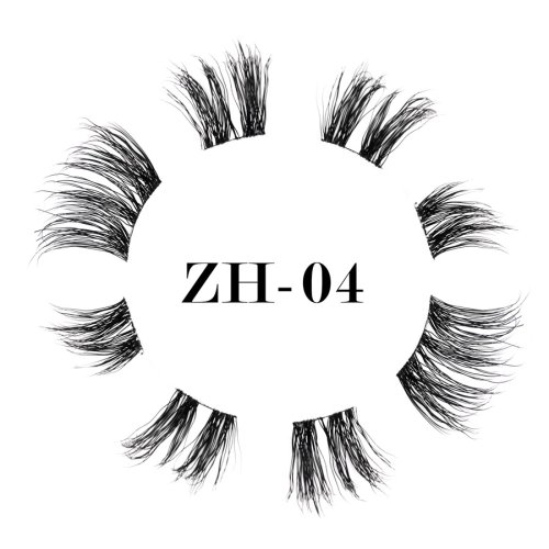 World-class ultra-thin black band lashes ZH-04 (1)