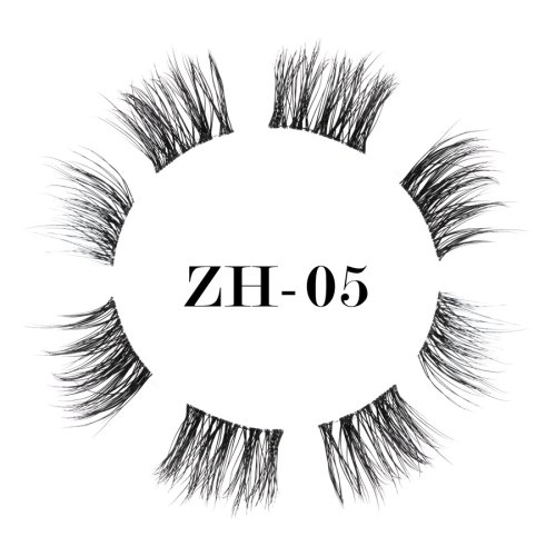 World-class ultra-thin black band lashes ZH-05 (1)