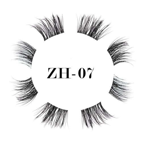World-class ultra-thin black band lashes ZH-07 (1)