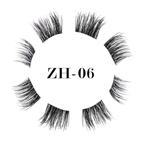 World-class ultra-thin black band lashes ZH-06 (1)